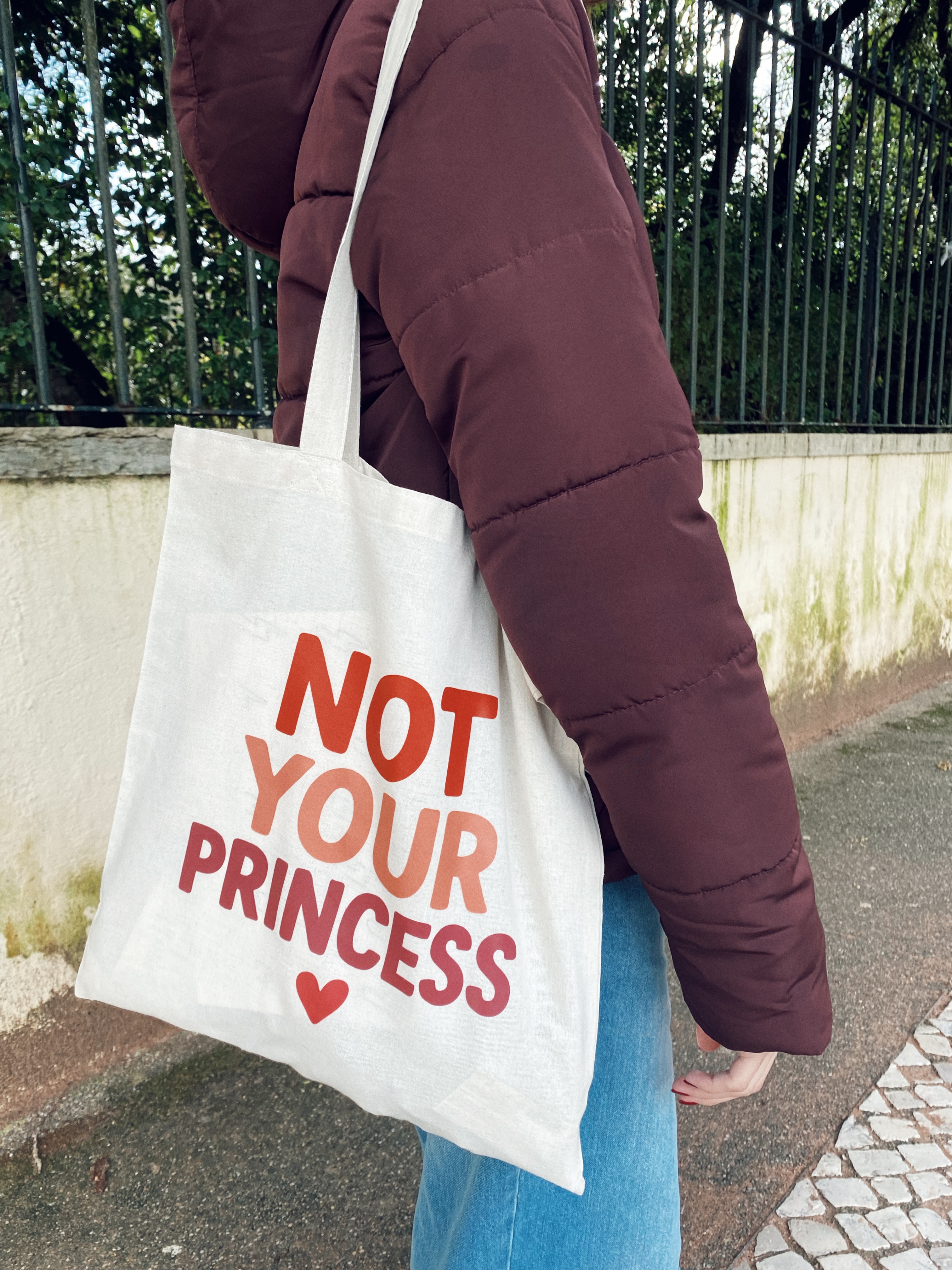 Tote Bag Not your Princess - alternate